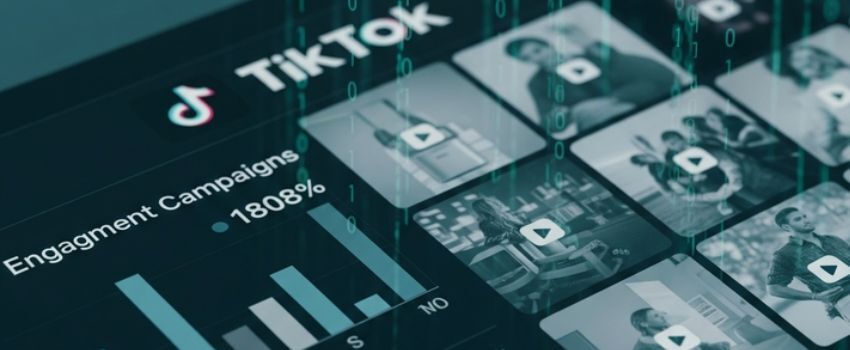 Herramienta de anuncios de TikTok mostrando data sobre campaña de publicidad en TikTok y su rendimiento